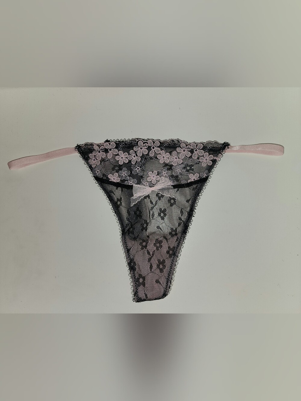 Victoria Secret Mesh And Lace Thong